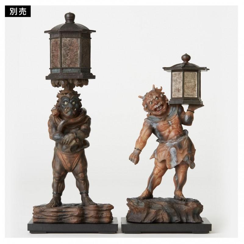 540『木彫 天燈鬼』　/骨董品 古美術 古玩 アンティーク 天燈鬼 木造天燈鬼 竜燈鬼立像 鬼 オニ おに 像 置物 オブジェ 飾り