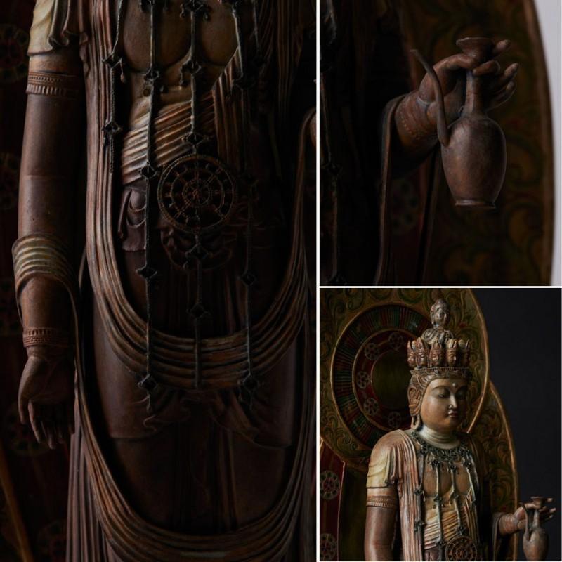 仏像 十一面観音立像 仏教 インテリア仏像 仏像アート 仏像フィギュア 置物 オブジェ 高級 厄除け ご利益 運気 アート 美術品 インテリア 玄関 十一面観音立像_6
