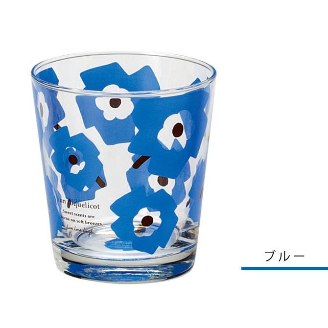 グラス ガラス コップ タンブラー ロックグラス おしゃれ かわいい ポムグラス 北欧 花柄 フラワー カフェ風 赤 レッド 青 ブルー 黄 イエロー ココチのくらし雑貨店 通販 Yahoo ショッピング