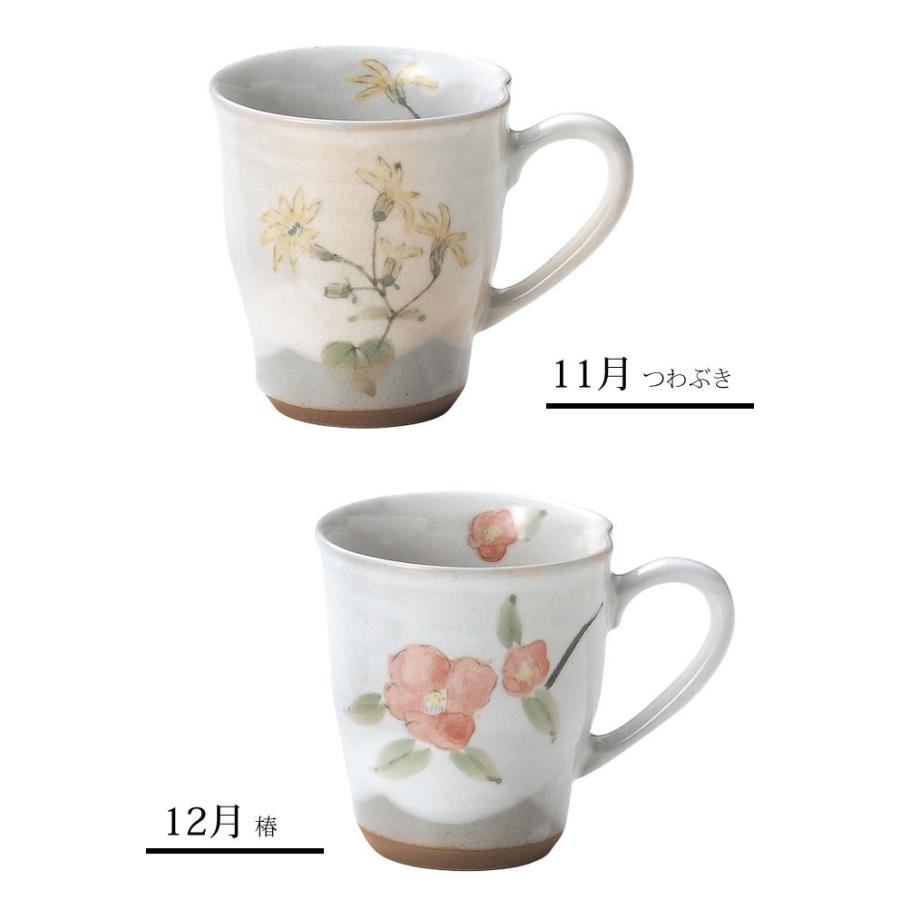 マグカップ マグ おしゃれ 花 花言葉 12ヶ月マグ 母の日 誕生日ギフト 母の日 ギフト プレゼント 贈り物 誕生日祝い 記念品 ココチのくらし雑貨店 通販 Yahoo ショッピング