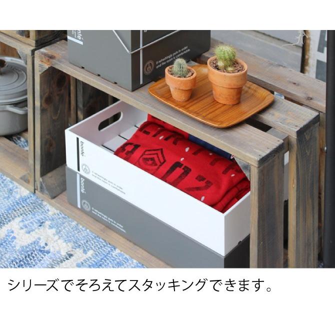 収納ボックス 浅型 コンテナ 棚 コンテナボックス スタッキング