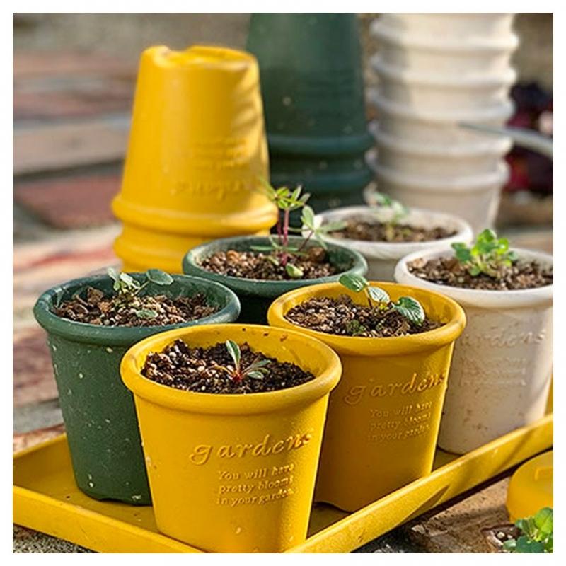 プランター 深型 丸型 5号 アンティーク おしゃれ 屋外 プラスチック