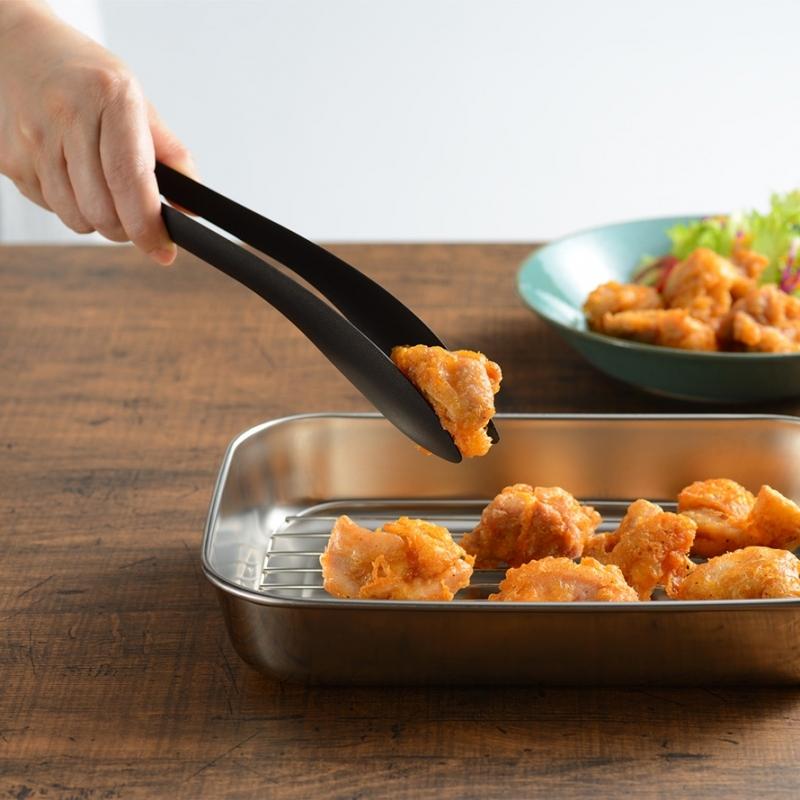  peak ステンレス製食器 トング付き EA595K-41｜600mm 清掃用トング(ｽﾃﾝﾚｽ製/ｷﾞｻﾞ付)のページ -