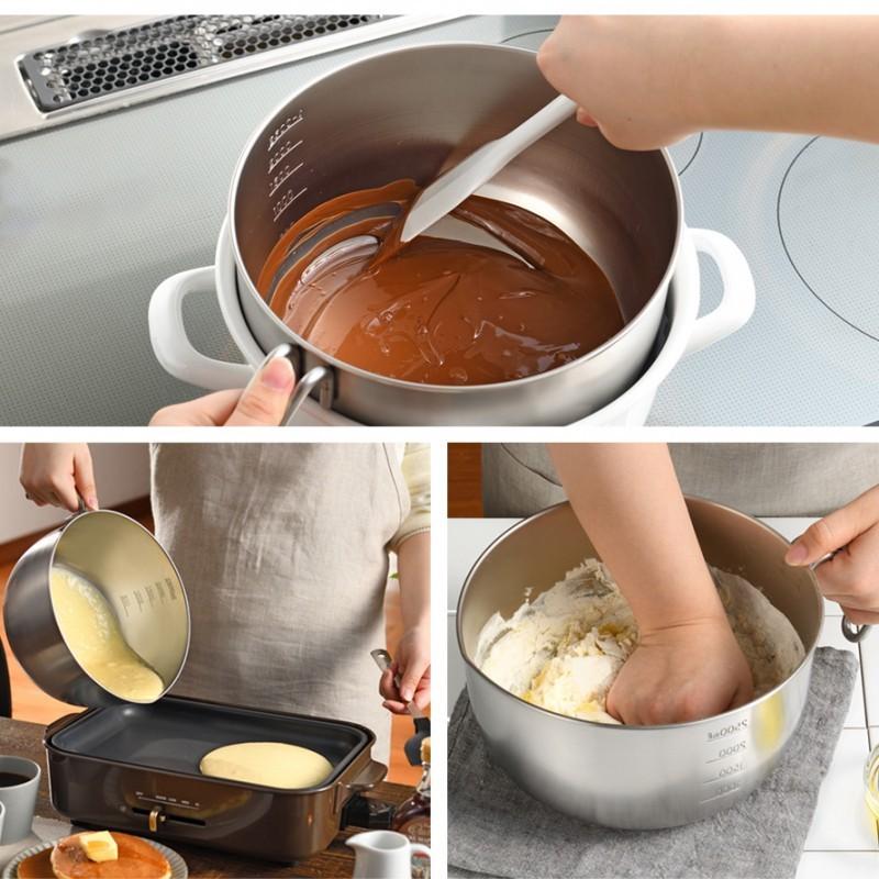 燕三条 ステンレス ボウル 取っ手付き ミキシングボウル キッチン 調理器具 オークス AUX レイエ leye 取っ手付きミキシングボウル |  | 06