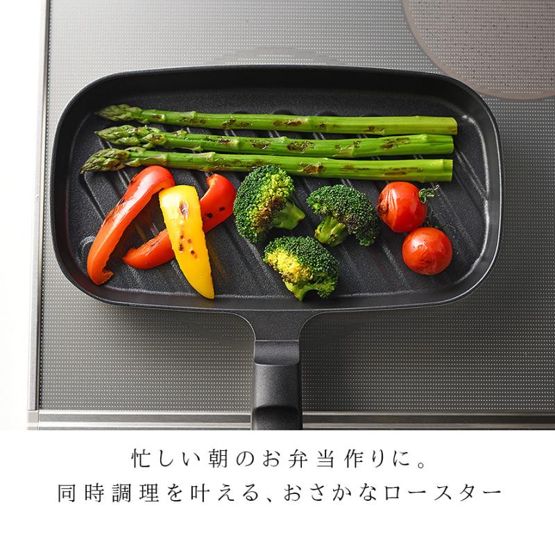 オークス（AUX） 魚焼き フライパン 15cm 小さい 蓋付 IH ガス火 魚