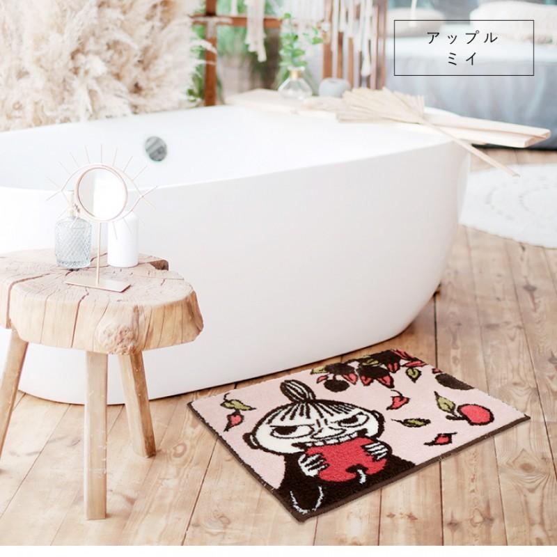 バスマット 45 キャラクター ムーミン ミイ スナフキン グッズ 北欧 お風呂 バスルーム おしゃれ かわいい ふわふわ 滑り止め ムーミン バスマット 45 60cm ココチのくらし雑貨店 通販 Yahoo ショッピング