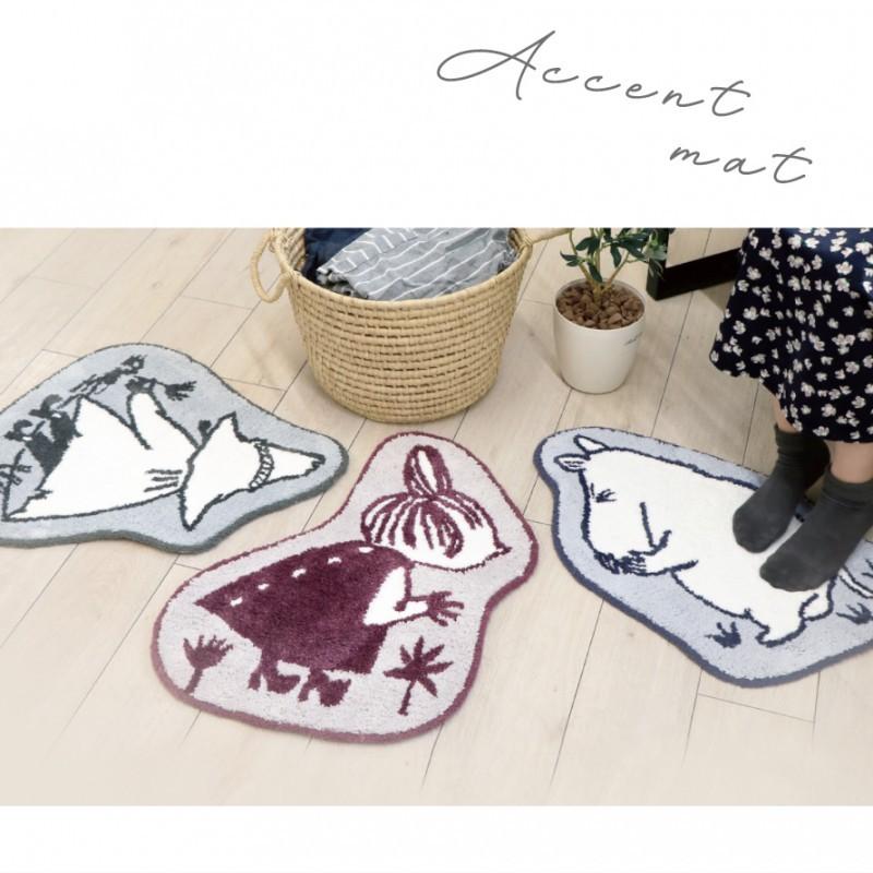 ミニラグ 玄関マット ムーミン 北欧 おしゃれ マイクロファイバー ラグ ふわふわ ミニ 小さめ 玄関 ムーミン アクセントマット こっち向いて |  | 17