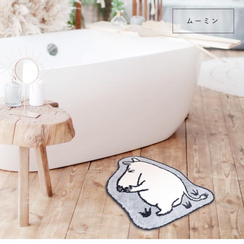 ミニラグ 玄関マット ムーミン 北欧 おしゃれ マイクロファイバー ラグ ふわふわ ミニ 小さめ 玄関 ムーミン アクセントマット こっち向いて |  | 08