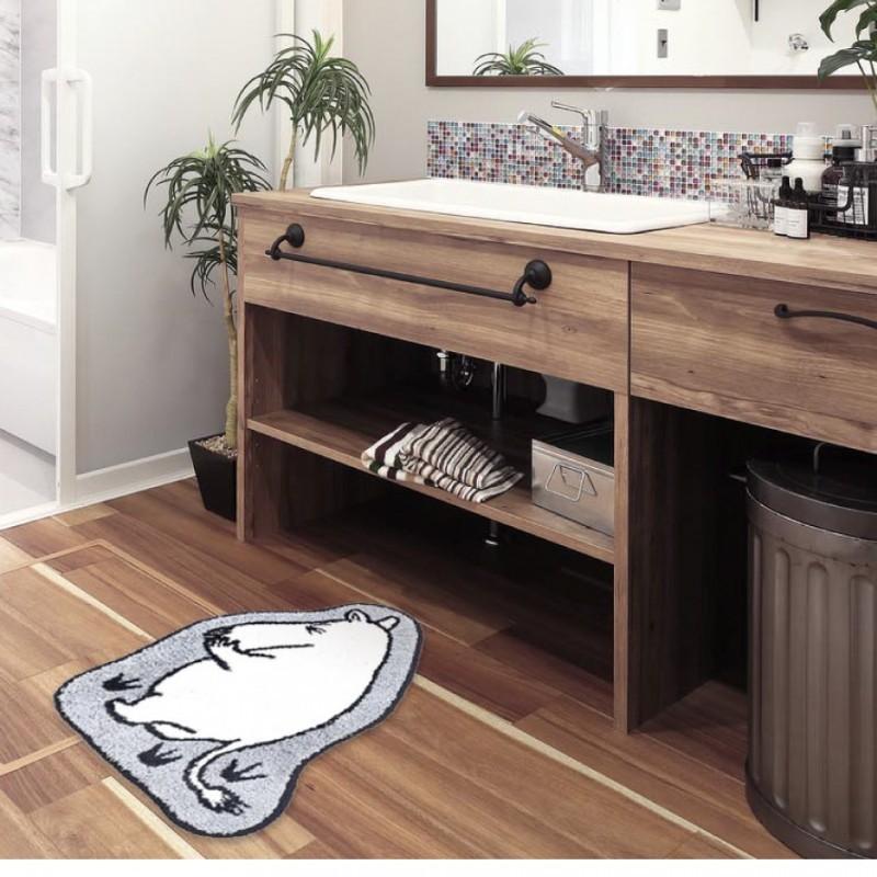 ミニラグ 玄関マット ムーミン 北欧 おしゃれ マイクロファイバー ラグ ふわふわ ミニ 小さめ 玄関 ムーミン アクセントマット こっち向いて |  | 09