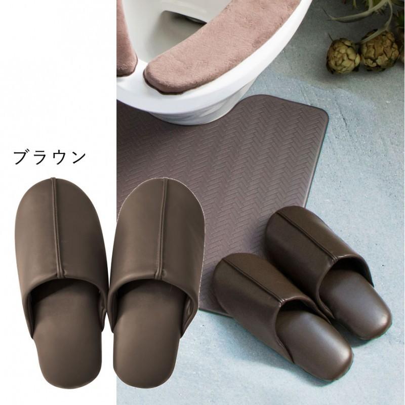 トイレスリッパ スリッパ トイレ用 トイレ用スリッパ 拭ける おしゃれ 北欧 無地 シンプル ピンク ベージュ ネイビー ブラウン 紺 茶色 洗濯不要 抗菌 清潔 かわ ココチのくらし雑貨店 通販 Yahoo ショッピング