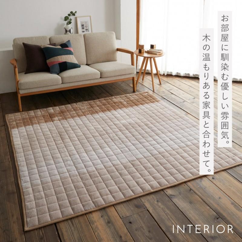 スミノエ キルトラグ ラグマット 185×185cm ラグ カーペット スミノエ キルトラグ ラグマット 185×185cm ラグ カーペット