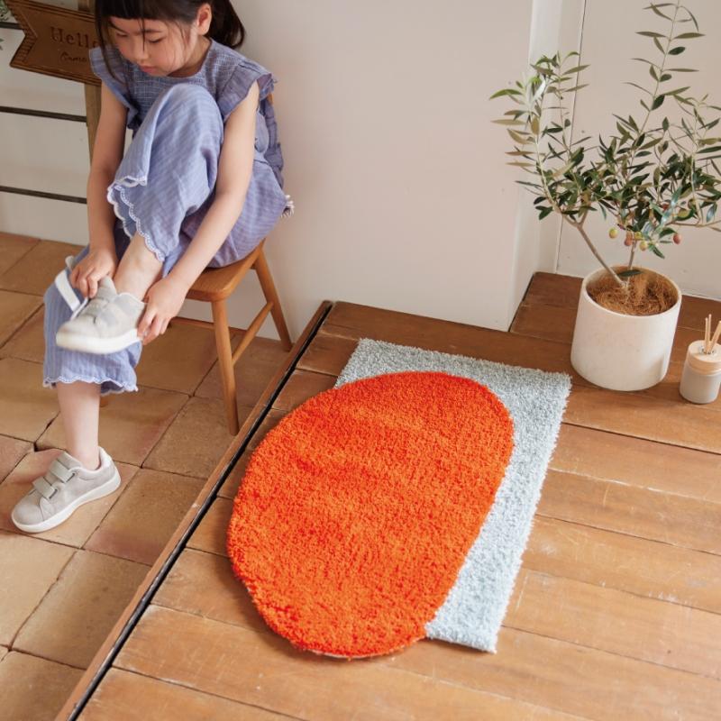 玄関マット 45×70cm 北欧 おしゃれ ラグ 小さめ 玄関 インテリア 室内