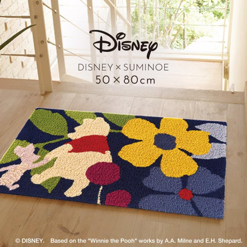 スミノエ ディズニー 玄関マット 50×80cm プーさん 北欧 プー トーク