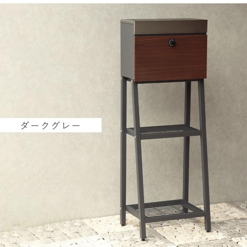 引き取り希望　西ドイツ購入・スタンド　ランプ　高さ約43cm 点灯確認済み ポスト 置き型 自立式 郵便ポスト スタンド 独立 自立スタンド
