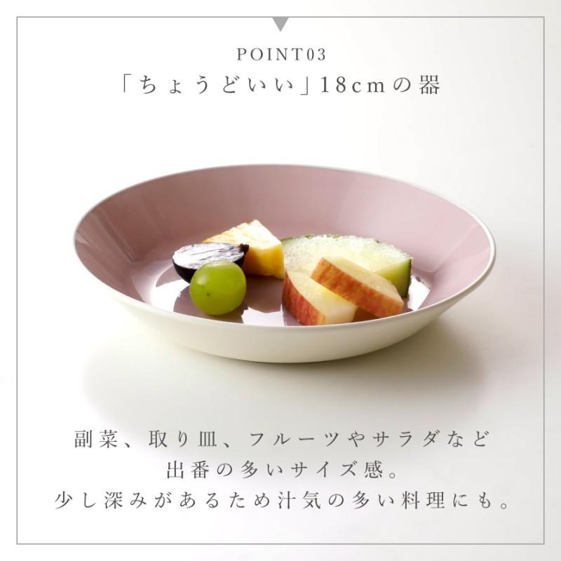 皿 おしゃれ 18cm 割れない 日本製 陶器のようなお皿 電子レンジ 食洗