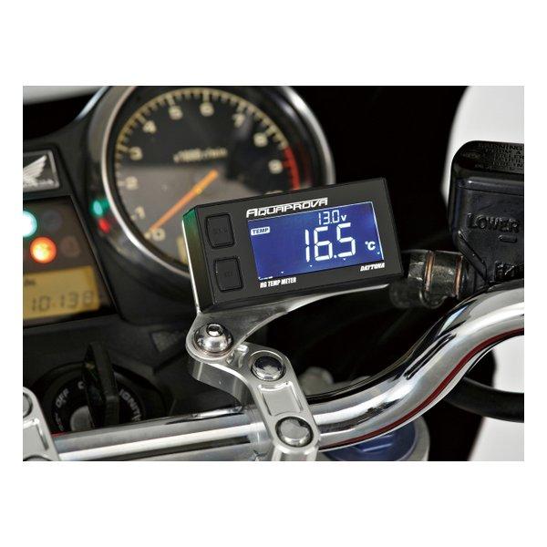 DAYTONA AQUAPROVA 水温油温電圧計 デイトナ AQUAPROVA (アクアプローバ) バイク用 油温/水温/電圧