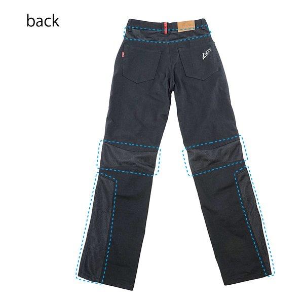 ROUGH\u0026ROAD ラフアンドロード ハーフメッシュストレッチデニムパンツLF ブラック LWサイズ 34-40 RR7509LFBKLW#(2451158)_3