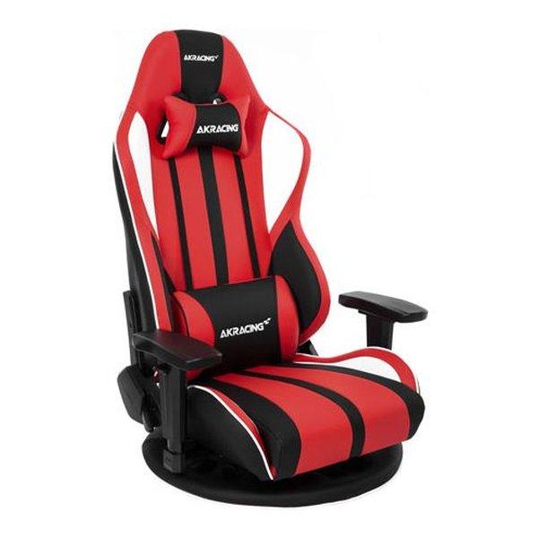 期間限定30％OFF! エーケーレーシング  AKRacing ゲーミング座椅子　Gyokuza (2443220) AKR-GYOKUZA/V2-RED 　レッド Red Chair Floor Gaming フリーデスク、平机
