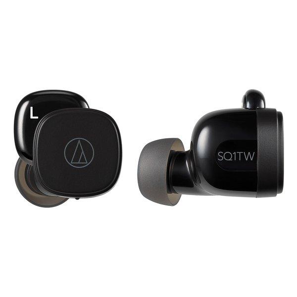 美しい Audio Technica オーディオテクニカ 完全ワイヤレスイヤホン 低遅延 防水 防滴仕様 急速充電対応 ブラック Ath Sq1tw Bk 予約販売品 Studiostodulky Cz