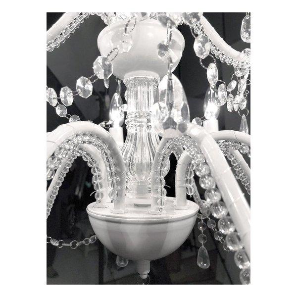 萩原 ハギハラ シャンデリア12灯 クリア 幅65cm LED電球対応 NL-8612CL(2519449)_3