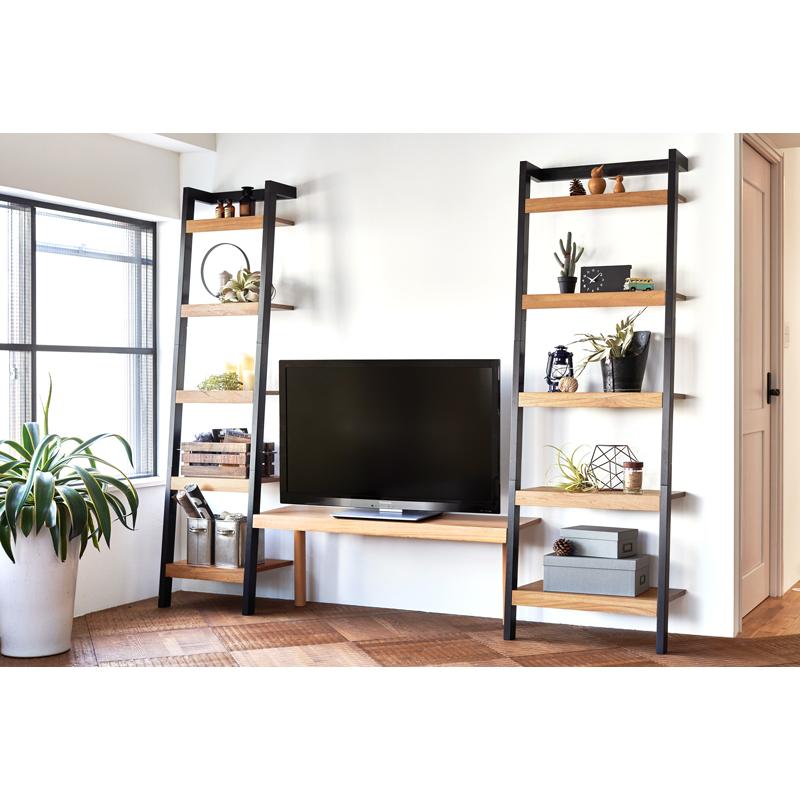 萩原 ハギハラ オープンラック 幅46×奥行36×高さ183cm ブラック/ナチュラル RCC-1770BK (2519609)|e-zoa PayPayモール店|02