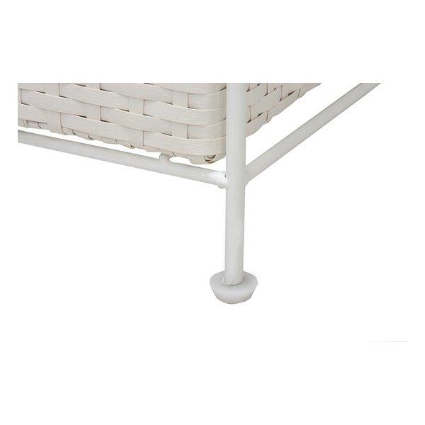 萩原 ハギハラ ランドリーチェスト ホワイト サニタリー 収納棚 衣類ラック 引出し RAN-2408WH(2519475)