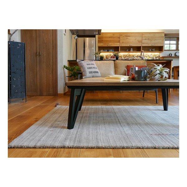 萩原 ハギハラ リビングコタツ 120×75cm ブラウン 寄木細工調 ルーン120WN(2520513)