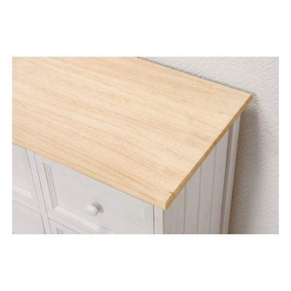 萩原 ハギハラ フレンチカントリーローチェスト 幅75×奥行31×高さ42cm アンティーク 完成品 MCH-5278NAW(2518853)_3