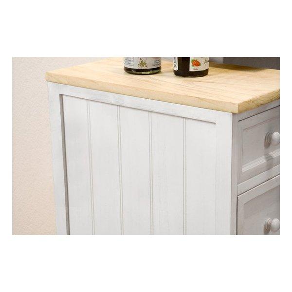 萩原 ハギハラ フレンチカントリーローチェスト 幅75×奥行31×高さ42cm アンティーク 完成品 MCH-5278NAW(2518853)_8