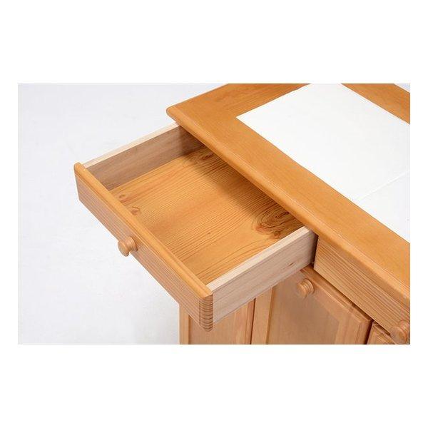 萩原 ハギハラ タイル ダストボックス 木製 カウンターテーブル