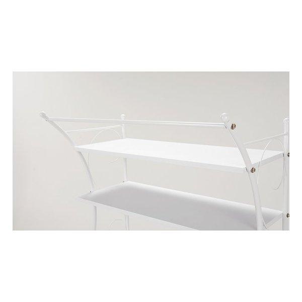 萩原 ハギハラ 洗濯機ラック ホワイト 幅75cm KCC-3028WH(2518145)