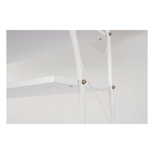 萩原 ハギハラ 洗濯機ラック ホワイト 幅75cm KCC-3028WH(2518145)