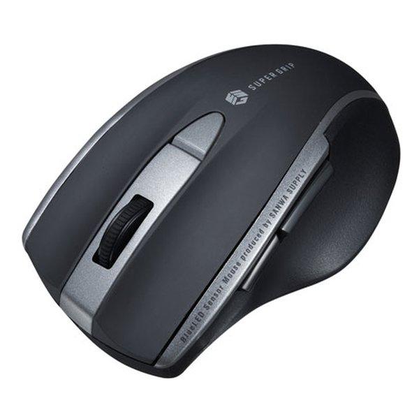 SANWA SUPPLY サンワサプライ マウス SUPER GRIP ブラック BlueLED 最安値挑戦 永遠の定番 799円 5ボタン 2510198 ワイヤレス Bluetooth 無線 2 MA-BTBL167BK