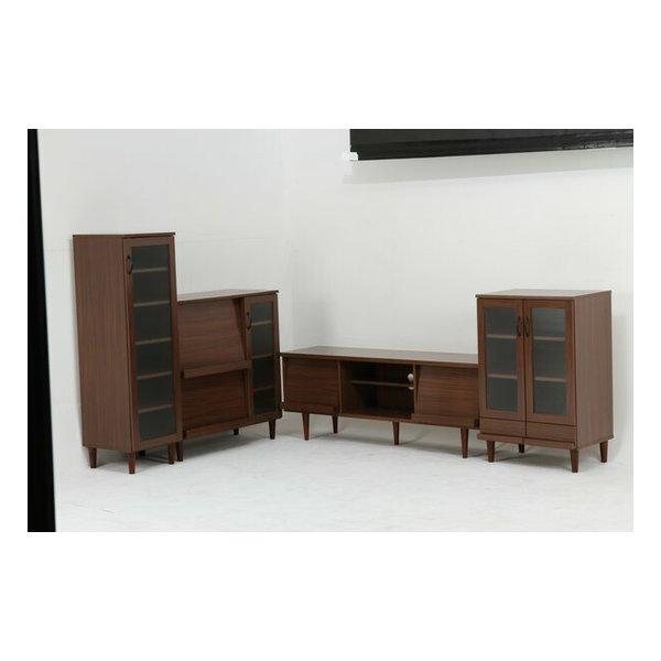 不二貿易 フジボウエキ カップボード 幅60cm ダークブラウン Brace