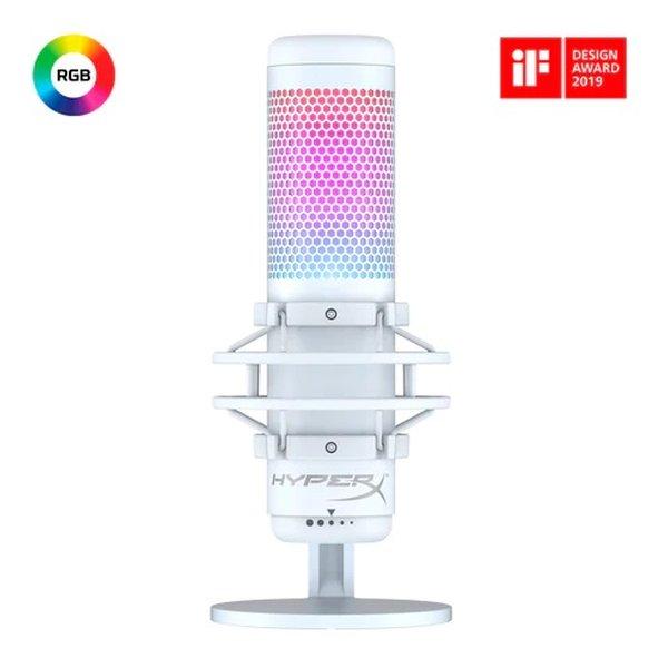 HyperX コンデンサーマイク ホワイト USBマイク HyperX コンデンサーマイク ホワイト USBマイク HyperX ハイパー