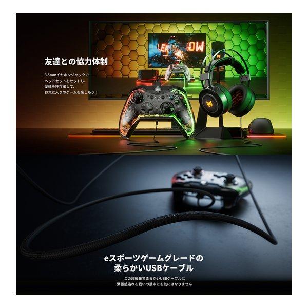 BIGBIGWON ビッグビッグウォン RAINBOW Lite 有線ゲームコントローラー