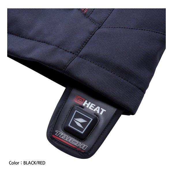 TAICHI E-HEATジャケット 黒/赤 RS-Taichi アールエスタイチ バイク用 秋冬 e-HEAT インナージャケット