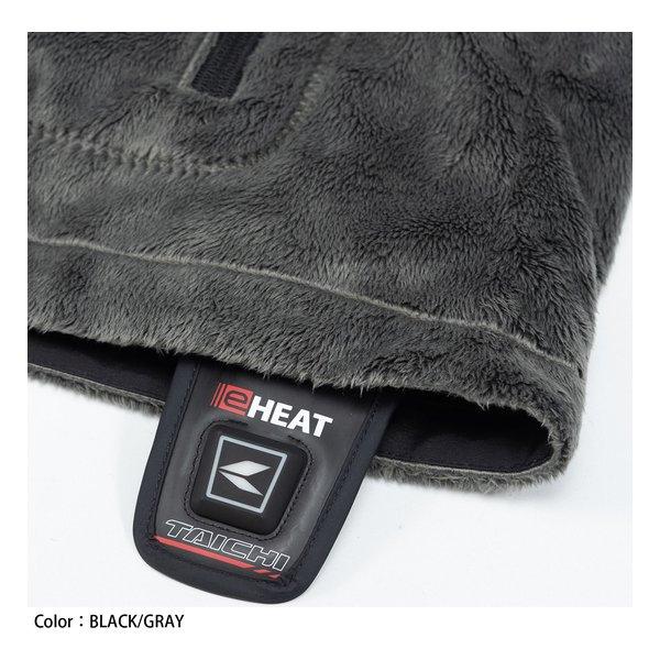 RS TAICHI アールエスタイチ バイク用 秋冬 e-HEAT フリース インナーパーカ ブラック/グレー/Mサイズ RSU638BK71M(2581027)_6