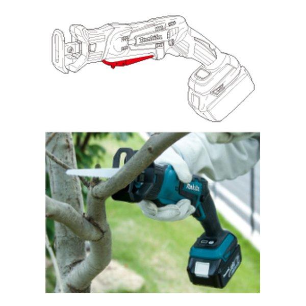 makita マキタ 充電式レシプロソー 18V/6.0Ah バッテリ 充電器 ケース付 JR184DRGT(2588736)｜e-zoa｜03