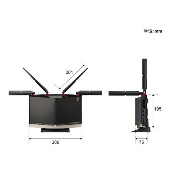BUFFALO バッファロー AirStation グラファイトブラック 無線LAN親機