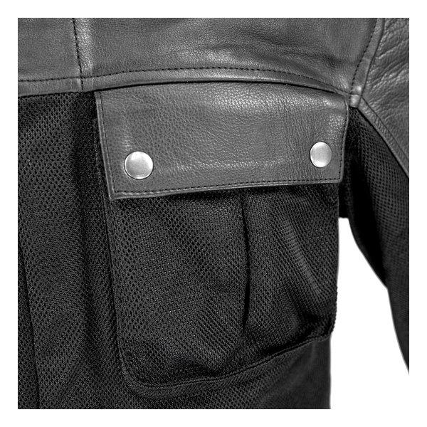 KOMINE コミネ バイク用 JK-170 レザーメッシュロングジャケット