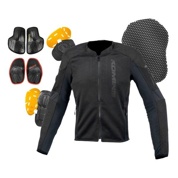 KOMINE コミネ バイク用 春夏 ヘビーメッシュスクランブラージャケット ブラック/XLサイズ JK-173/BLACK/XL(2589133)_2