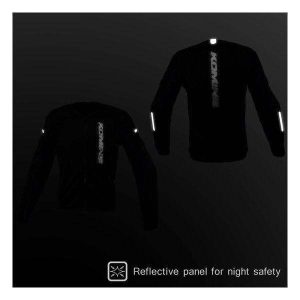 KOMINE コミネ バイク用 春夏 ヘビーメッシュスクランブラージャケット ブラック/XLサイズ JK-173/BLACK/XL(2589133)_8