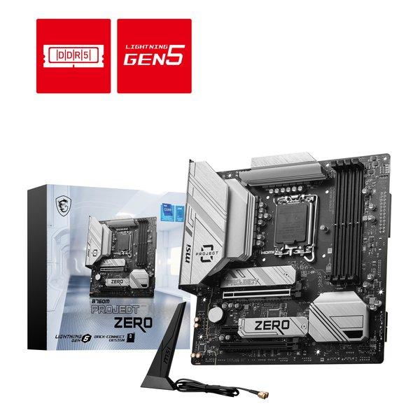 MSI エムエスアイ 背面コネクタ マザーボード B760M PROJECT ZERO