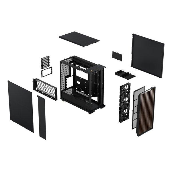 Fractal Design フラクタルデザイン PCケース North XL Charcoal Black ウォールナット+メッシュサイドパネル E-ATX FD-C-NOR1X-01(2613651)_13