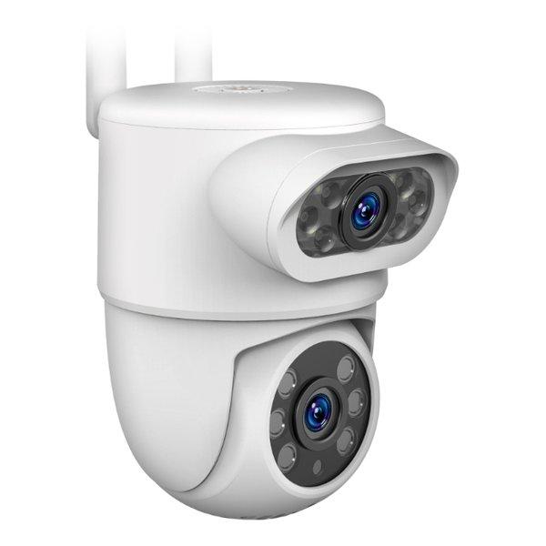 Kashimura カシムラ スマートカメラ 2眼/防水/首振/照明 KJ-207