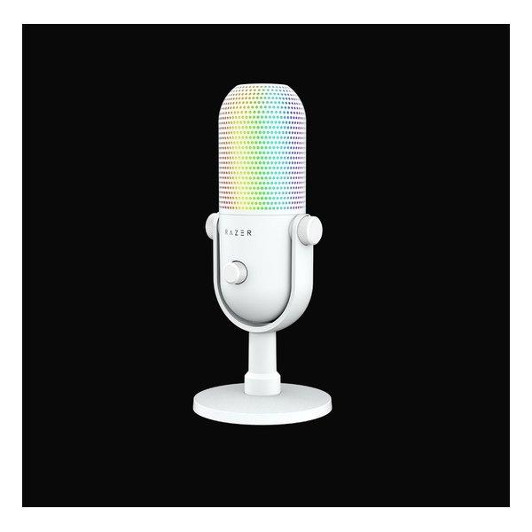 Razer レーザー Seiren V3 Chroma White Edition ゲーミングマイク RZ19-05060200-R3M1(2613483)_1