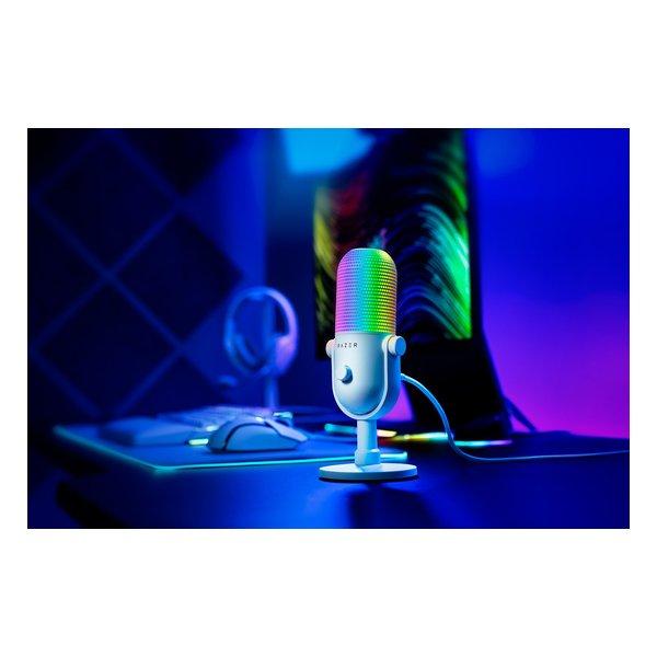 Razer レーザー Seiren V3 Chroma White Edition ゲーミングマイク RZ19-05060200-R3M1(2613483)_4
