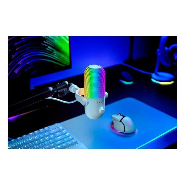 Razer レーザー Seiren V3 Chroma White Edition ゲーミングマイク RZ19-05060200-R3M1(2613483)_6