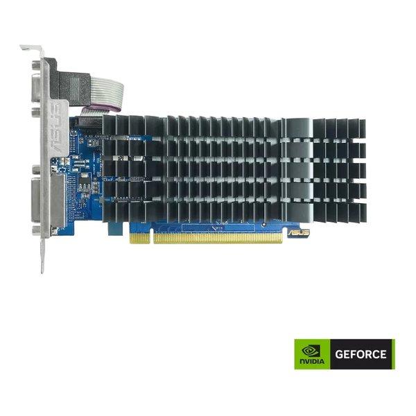 ASUS エイスース グラフィックボード GeForce GT 710/2GB/HDMI、DVI、D-Sub出力 GT710-SL-2GD5-BRK-EVO(2613820)の画像